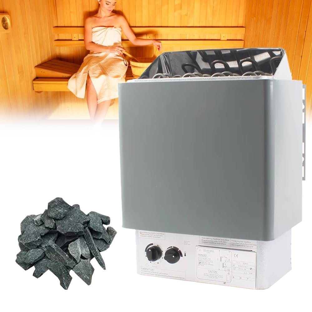 KYZTMHC Electric Sauna Heater, Sauna Heater, Stove Electric Heater, Stainless Steel Sauna Stove Heater for Hotel(8KW/220V)