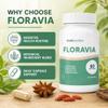 NutriSolution Floravia Digestive Health Supplement - Berberine, Quercetin & Resveratrol Capsules - Pack of 3 view 4
