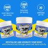 NaughtyBoy Hydration Electrolyte Powder - Blueberry Pineapple, 127.5g, Sugar-Free Hydration Drink with Creatine, Zero Calories, Electrolyte Support & Recovery view 4