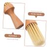 AUTSUPPL Beard Bowl Brush Wooden Handle for Shaving Brush Mens Beard for Detail Cleaning view 3