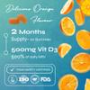 Known Tasty Vitamin D Gummies - 25g Vitamin D3 for Immune & Bone Health - Natural Orange Flavour - 60 Gummies, 4 Months Supply view 3