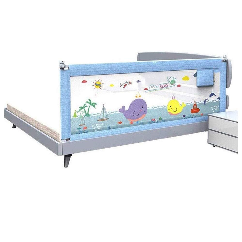 VEYACGOS Bed Rails for, Extra Long, Safety Bed Guard for Twin, Double Bed Guardrail 1.8-2M Big Bed Baffle Vertical Lifting Bed Guardrail (Size : 1.5m)