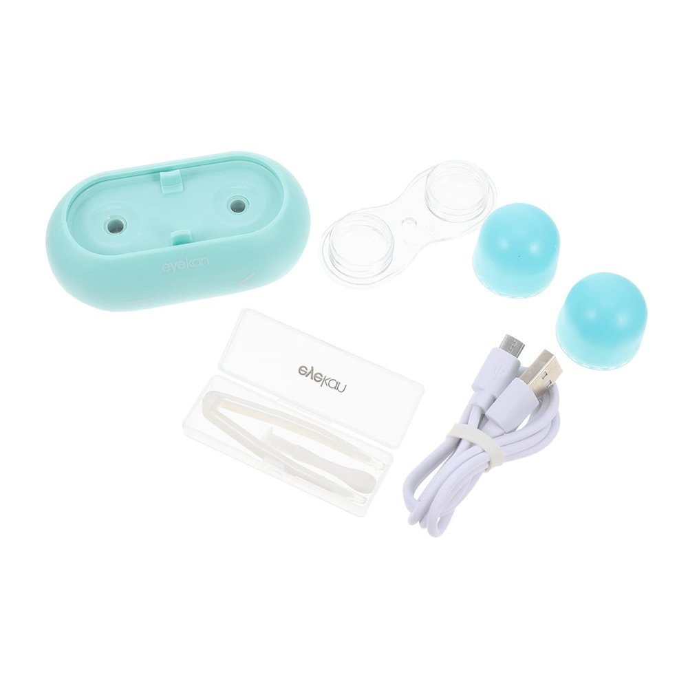 FRCOLOR Rabbit Cleaner for Contacts Electric Lens Cleaning Box Portable Contacts Cleaner for Daily Cleaning Routine
