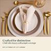 200-Pack Disposable Linen-Feel Wood Napkins, 12" x 17" Cloth-Like Paper Dinner Napkins For Wedding, Bathroom, Party Or Event view 3