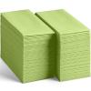 200-Pack Disposable Linen-Feel Light Green Napkins, 12" x 17" Cloth-Like Paper Dinner Napkins For Wedding, Bathroom, Party Or Event view 1