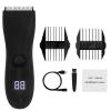 Groin & Body Hair Trimmer For Men Pubic Hair Trimmer Man Electric Cordless Rechargeable Shaver Body Groomer view 3