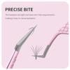 ANNAFRIS Lash Tweezers Stainless Steel Eyelash Extensions Tweezers Kit Straight and Curved Tweezers for Crafting Fiber Pointy Tweezers(F08) view 2