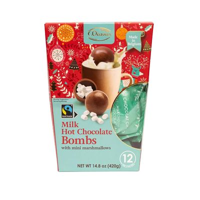 Deeavas Milk Hot Chocolate Bombs 420g