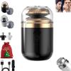 Capsule Razor, 2 In 1 Mini Portable Electric Shaver, Capsule Shaver With Rotary Nose Hair Trimmer, USB Rechargeable Waterproof Electric Razors, Enspiracle Mini Portable Electric Shaver For Men (Black) view 1