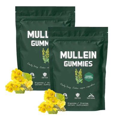 BetterLungs Mullein Gummies,Healthcare Supplement Edible Fitness Dietary Gummy,Lung Health & Sinus Relief,Daily Respiratory Health Gummies,Mullein Leaf Extract for Lungs,Pear Flavor Gummies (2)