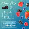 Known Delicious Iron Gummies - 7mg Iron for Energy & Immune Support - Natural Mixed Berry Flavour - 60 Vegan Gummies, 3 Months Supply view 3