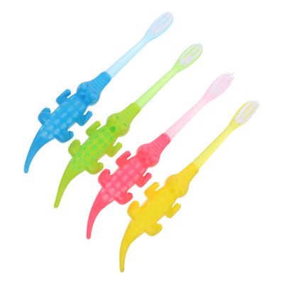 FRCOLOR 8pcs Boys and Girls Toothbrushes Practical Cartoon Toothbrushes for Boy Girl Oral Care Supplies Soft Bristles for Teeth Cleaning in Home Use