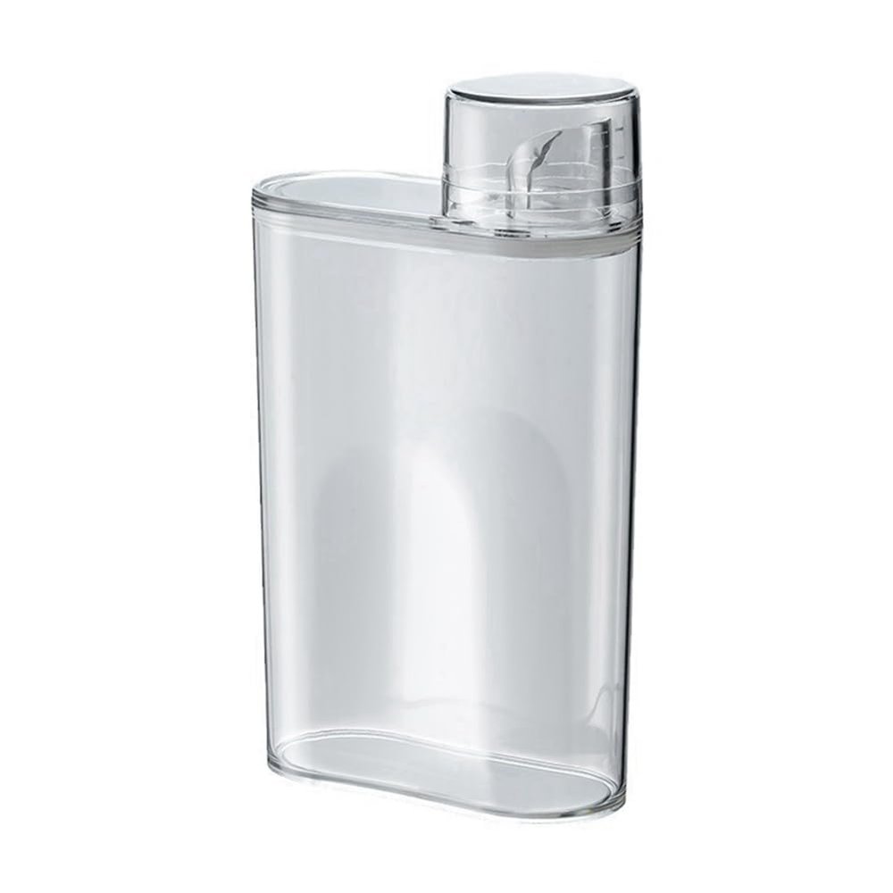 Giwnhvx Transparent Laundry Detergent Dispenser Bottle Sealed Tank for Detergent Powder Bleach Laundry Room