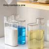 Giwnhvx Transparent Laundry Detergent Dispenser Bottle Sealed Tank for Detergent Powder Bleach Laundry Room view 2
