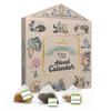 Charbrew 25 Days of Christmas Tea Advent Calendar - 25 Mesh Pyramid Teabags | 8 Assorted Classic, Herbal & Fruit Blends | Festive Christmas Countdown Gift for Tea Lovers view 1
