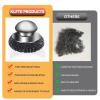 Klfte 2Pack Steel Wool Scrubber Set,Stainless Steel Scrubber with Stainless Steel Handle for Cleaning Dishes, Cast Iron, Stock Pots, Pans, Griddles, Grills view 2