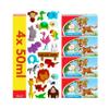 4 Pack Bundle - Colgate Kids Bubble Fruit Toothpaste, 4 x 50ml, Ages 2-5 Years (Packaging May Vary). A Hadco Bundle with Our Complimentary Puffy Sticker Sheet (Sticker Design Picked at Random) view 1