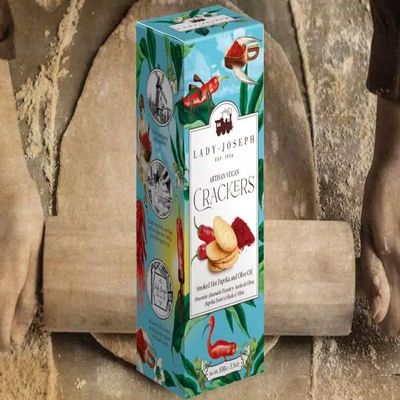 2 x 100g Lady Joseph Smoked Hot Paprika Artisan Crackers