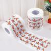 Bathroom Christmas Tissue Paper | Christmas Reindeer Printing Napkins | Christmas Theme Paper Napkin for Dining Table, Home, Toilet, Bathroom, Kitchen view 3