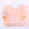 MDFCZXP Female Breast Resection Breast Prosthesis For Cosplay, Crossdressers Wearable Low Collar Silicone Breast Prostheses False Breasts,K CUP,White,35cm view 3