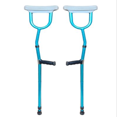 Ergonomic Underarm Crutches Lightweight Folding Crutches for Adults Adjustable Height, Supports up to 220lbs