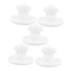 Cabilock Silicone Plug Insulated Food Box Sealing Plug for Lunch Box 5pcs Reusable Easy to Clean with Pressure Release Leakproof Vent Valve Stopper Suitable for 0.5-0.6cm Hole