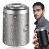 Enspiracle Mini Shaver - Newest Unisex Mini Portable Electric Shaver, Pocket Size Electric Shaver for Men, Portable USB Rechargeable Waterproof Electric Razor for Men (Silver) view 1