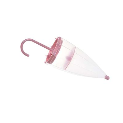OKUMEYR Creative Umbrella Shaped Hanging Wardrobe Dehumidifier Bag in Pink with Double Effect and Efficient Use of Space, Made of Pp and Calcium for Car and Kitchen Moisture Absorption