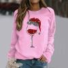 Mymyguoe Christmas Jumper Women's Christmas Costume Christmas Motif Christmas Clothing Christmas Sweatshirt Festive T-Shirts T-Shirt Basic Sweaters Long Sleeve Shirt Without Hood Jumper Oversized, view 2
