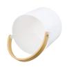 Aluminum Sauna Bucket and Ladle Set Portable, Ladle Sauna Barrel Sauna Bucket and Long Handle Ladle Cedar,Sauna Water Accessories,Bath Accessories Supplies Sauna Room view 1