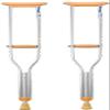 ALDDPWE Crutches for Adults Underarm Portable Height Adjustable Underarm Crutches Elderly reinforcing Thickening Crutches Slip Aluminum Great for Travel or Work (A M) Journey Keep it in mind view 1