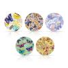 25pcs Sensor Covers for CGM Libre 2/3, Sweatproof Monitor Patch Butterfly Pattern Waterproof Adhesive Patches Sensor Stickers Overpatch Compatible with Libre view 1