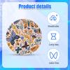 25pcs Sensor Covers for CGM Libre 2/3, Sweatproof Monitor Patch Butterfly Pattern Waterproof Adhesive Patches Sensor Stickers Overpatch Compatible with Libre view 4