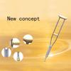Crutches for Adults Underarm Underarm Crutches for Adjustable Adjustable Walking Crutch Anti-Slip, Adult Underarm Crutches, Stainless Steel Crutches, Shock- Thickened Fractures, Di Journey Keep it in view 3