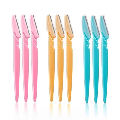 WeddHuis 9 Pieces Eyebrow Razor Face Razor for Women Eyebrow Shaper for Face Body Eyebrows Women Men