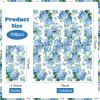 100Pcs Hydrangea Paper Napkins 3 Ply Watercolor Blue and White Floral Butterfly Disposable Absorbent Hand Towel Spring Pretty Flower Guest Dinner Napkin for Bridal Shower Bathroom Tea Party Supplies view 3