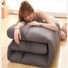 10cm Thick Floor Guest Bed Japanese Futon Mattress,Single/Twin/Queen/King Size Foldable Tatami Mat,Portable Roll Up Travel Camping Bed (Purple,90x190cm) view 3