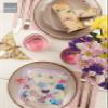 20 Napkins Flowers Painted Flowers Blue Pink Table Decoration Paper Napkins with Motif Also for Decoupage and Decoupage 33 x 33 cm view 2