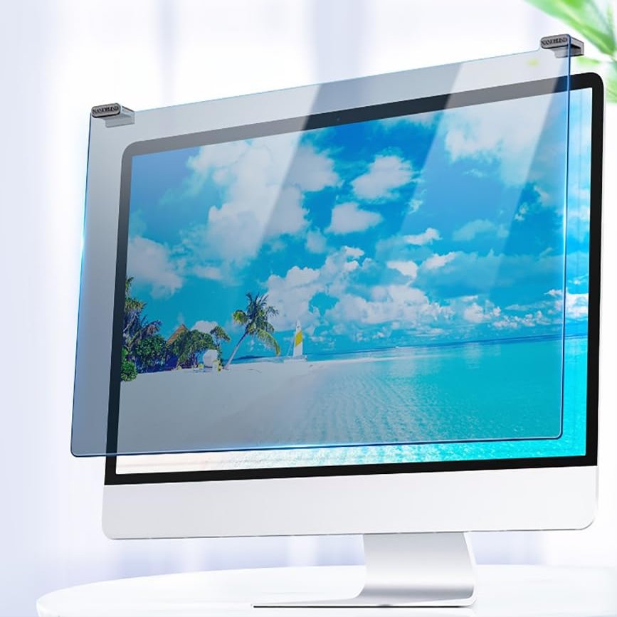 Blue Light Blocking Screen Protector, 12.5-32" Hanging Blue Light Blocking Screen Protector,Anti-Radiation And Screen Filter,Eye Protection Filter Film(14"(16:10)(314 * 214mm))