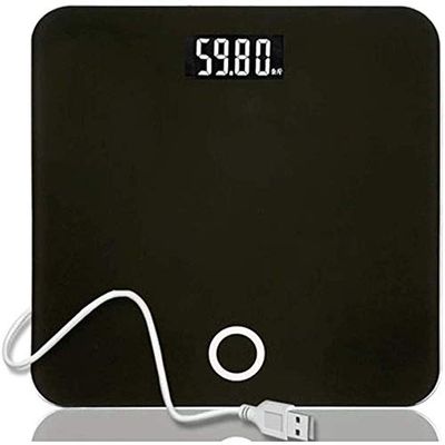HOUDISAM Digital Body Weight Scale, Home USB Rechargeable Electronic Scales,400 pounds