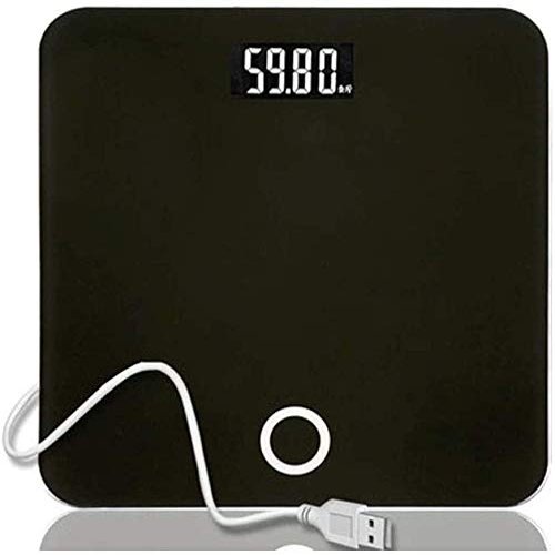 HOUDISAM Digital Body Weight Scale, Home USB Rechargeable Electronic Scales,400 pounds