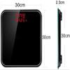 HOUDISAM Weight Scale, Precision Body Bathroom Scale, Digital Electronic Scale, Tempered Glass Easy Read Backlit LED Display, 400 Pounds view 2