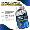 Magnesium 6-in-1 Complex, 2325mg with Magnesium Glycinate, Citrate, Malate, Oxide, Taurate and Orotate - Muscle, Nerve & Energy Support - High Absorption 390mg Elemental - 120 Capsules by HealthEssent view 2