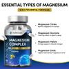 Magnesium 6-in-1 Complex, 2325mg with Magnesium Glycinate, Citrate, Malate, Oxide, Taurate and Orotate - Muscle, Nerve & Energy Support - High Absorption 390mg Elemental - 120 Capsules by HealthEssent view 3