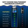 Magnesium 6-in-1 Complex, 2325mg with Magnesium Glycinate, Citrate, Malate, Oxide, Taurate and Orotate - Muscle, Nerve & Energy Support - High Absorption 390mg Elemental - 120 Capsules by HealthEssent view 4