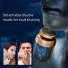 Mini Portable Electric Shaver, Capsule Razor, 2 in 1 Mini Capsule Shaver, USB Rechargeable Waterproof Electric Razors, Travel Razor,Travel Shaver, Electric Razor for Home,Car (Black+White) view 3