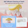 EASICUTI Soft Toddler Toothbrushes, Efficient 3 Sided Toothbrush, Baby Toothbrush 12 Months and up, Infant Toothbrush, Toddler Training Tooth brush for Ages 1-8 Years, Cleans All Sides-4 Pack (Patent) view 2