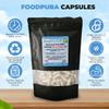 FoodPURA 90 X Food Grade Diatomaceous Earth Capsules (Codex) Pure White 94% Silica Fresh Water Sourced 600mg - Capsules, The SAFEST Way to take Supplements! view 3