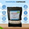 FoodPURA 180 X Food Grade Diatomaceous Earth Capsules (Codex) Pure White 94% Silica Fresh Water Sourced 600mg - Capsules, The SAFEST Way to take Supplements! view 3