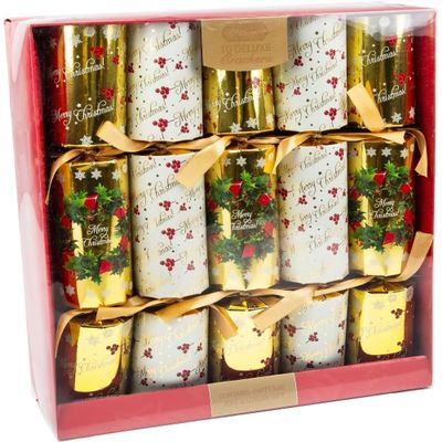 Classic Christmas Deluxe Party Crackers for loved ones | Birthday Party Crackers | Luxury Christmas Party Crackers - Luxury Present for Loved Ones